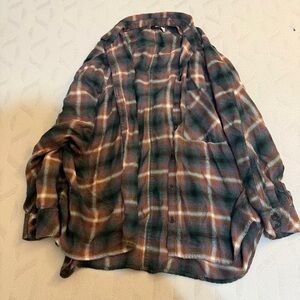 Plaid Flannel Shirt